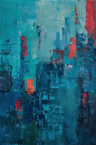 Abstract minimalistisch ontwerp van Abstract Schilderij
