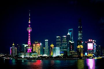 Shanghai skyline sur Edzard Boonen