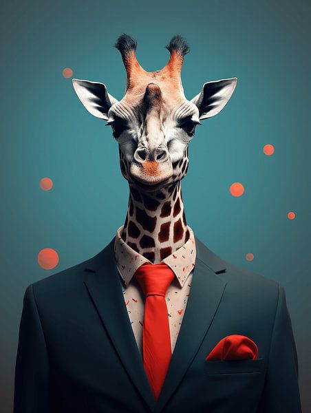 Big suite | giraffe | pak | baas | uniek van Eva Lee