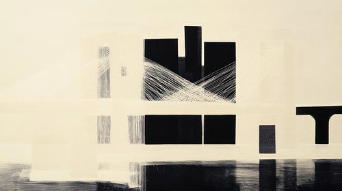 Abstract Bauhaus Architecture