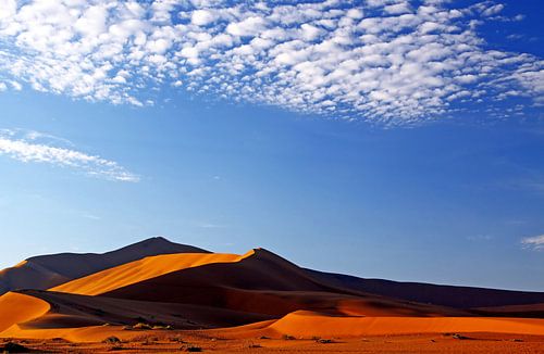 Wolken über der Namib-Wüste, Namibia