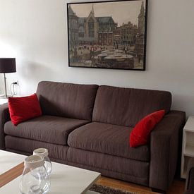 Customer photo: The Dam Square in Amsterdam, George Hendrik Breitner, on canvas