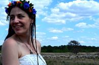 Bruid op de heide by Ima Rhebok thumbnail