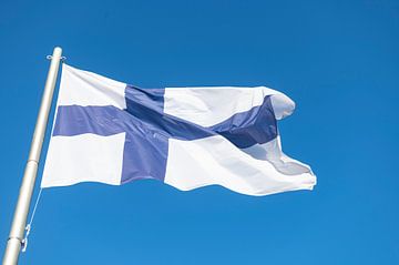 Finnish flag by Richard Wareham