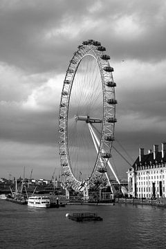Het iconische reuzenrad van Londen van aidan moran