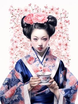 Thé Japonais by Marja van den Hurk