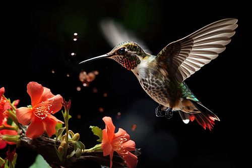 Hummingbird flying