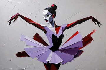 Geometric dancer with flair by Art & Soul Creations
