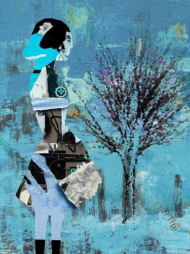 Het meisje met de herfstboom