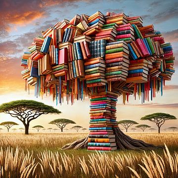 De Boom der Kennis - Een surrealistische kijk op de kracht van boeken van Eric Nagel