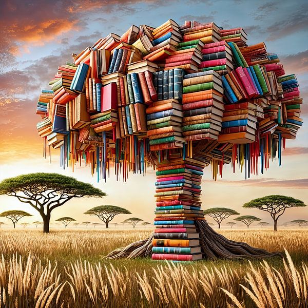 L'arbre du savoir - Un regard surréaliste sur le pouvoir des livres par Eric Nagel
