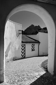 Vue du château de Hohenschwangau sur Eveline Hellingman