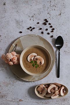 Crème van champignonsoep met koffie van thegirlcalledlonging