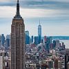 Skyline des Empire State Buildings von Ben Hoedt