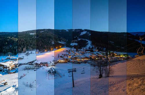 Filzmoos Séquence jour/nuit