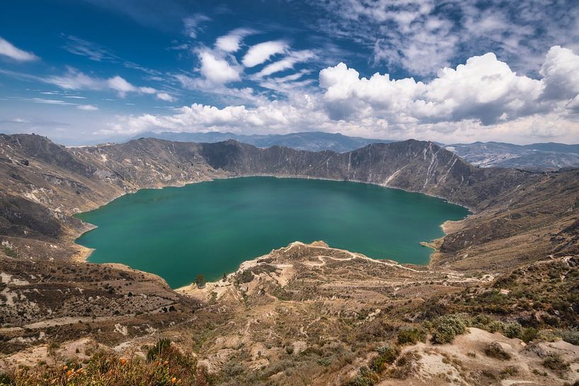Quilotoa Lake van Bart Hendrix