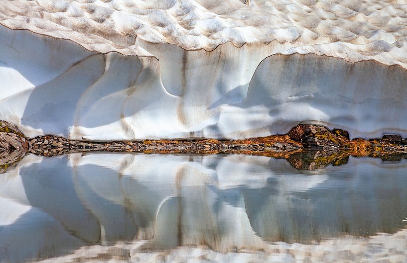 The snow wall reflection by Christa Kramer