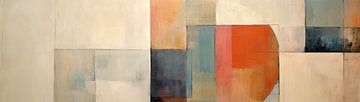 Abstracte Geometrie | Silent Geometry van ARTEO Schilderijen