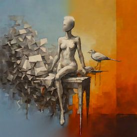 Witness in the Feathers by Ria van Werven