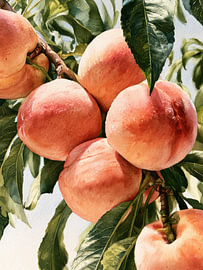 Peach Season I von Franka Poulain