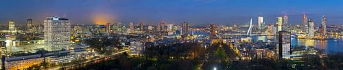 Overview skyline Rotterdam panorama by Anton de Zeeuw