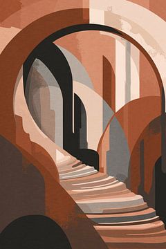 Stairway to Heaven van Patterns & Palettes