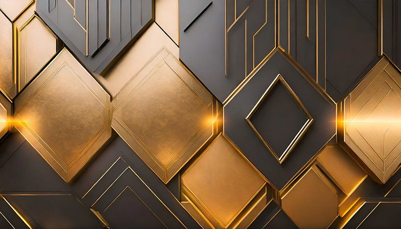 Or Jaune et noir par Mustafa Kurnaz