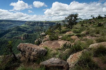 Landscape panorama route South Africa by Paula Romein