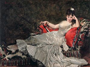 Mevrouw de Lancey, Carolus-Duran, 1876 van Atelier Liesjes