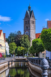 Blick auf die St. Martin Kirche in Memmingen