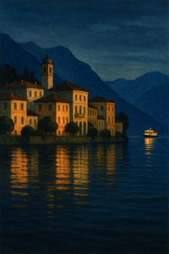 Bellagio Nocturne - La lumière du lac de Côme sur Travel Shop