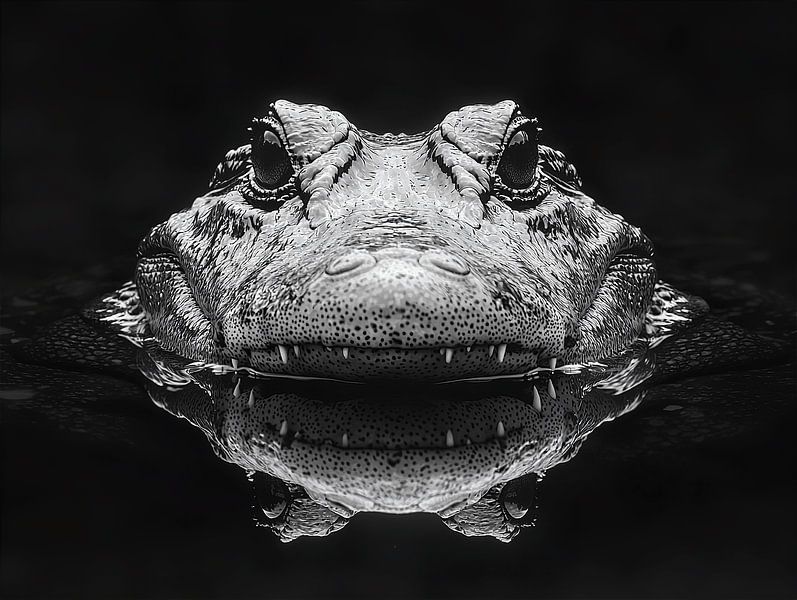 Crocodile_1 van Bianca Bakkenist