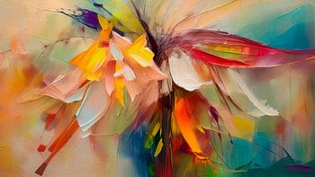 Modern Abstract: Kleurrijke Keizerskroon (Fritillaria)