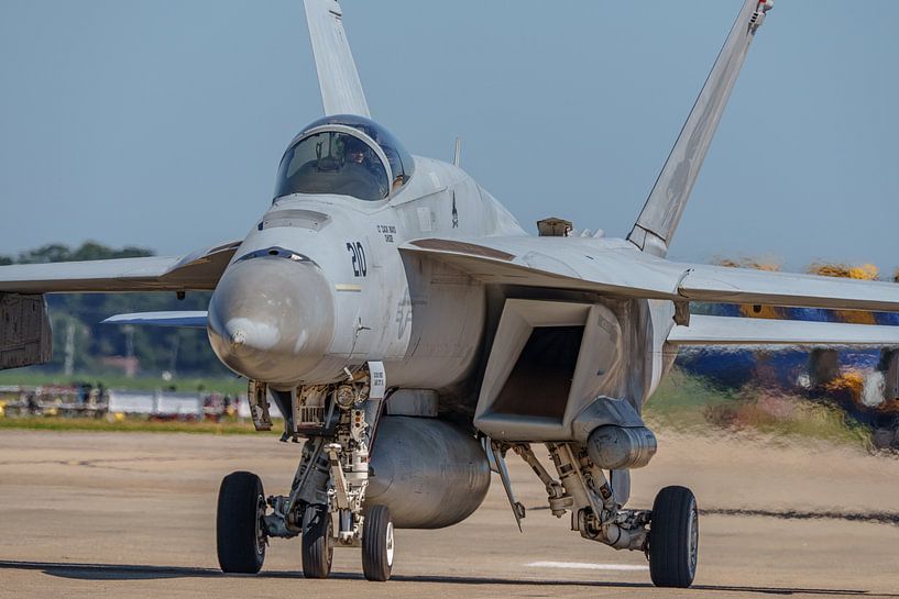 U.S. Navy Boeing F/A-18E Super Hornet. by Jaap van den Berg
