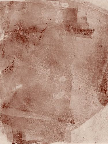 Terra en crème. Minimalistische abstracte kunst. Kalmte.