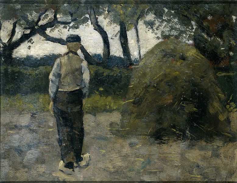 Fermier à une botte de foin (1889), Richard Nicolaüs Roland Holst par Marieke de Koning