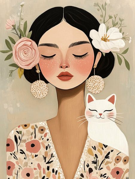When Your Meditation Buddy Is a Cat by Carla Van Iersel