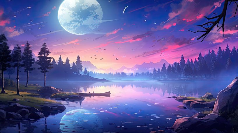 Horizons infinis : La beauté intemporelle des paysages célestes épiques&amp;quot ; par crack head