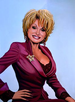 Dolly Parton schilderij von Paul Meijering