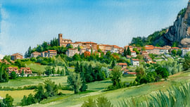 Perticara – ein malerisches italienisches Bergdörfchen von STUDIO ARTSY
