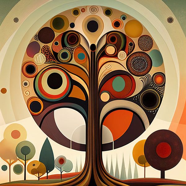 Abstrakter Baum von Bert Nijholt