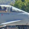 Pilote dans le cockpit d'un Eurofighter Typhoon allemand. sur Jaap van den Berg