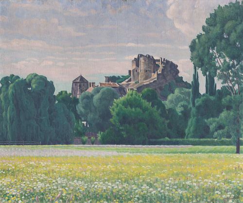Ivan Žabota, kasteel Fiľakovo, 1930