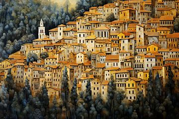 Village de montagne italien sur Imagine