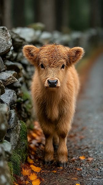 Scotch Highlander / Scotch Highlander Kalb von Gelissen Artworks