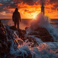 Beacon of light at Dawn