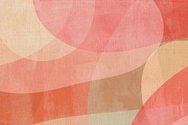 Linnen canvas met warme pasteltinten van Dina Dankers