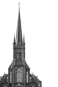 Kerktoren van St. Jan de Doper in Wateringen van Piedro de Pascale