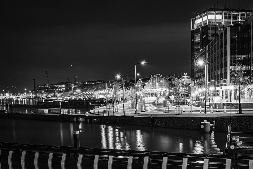 Amsterdam Hauptbahnhof bei Nacht von Mike Bot PhotographS