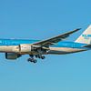 Presque à la maison : le Boeing 777-200 de KLM juste avant l'atterrissage. sur Jaap van den Berg